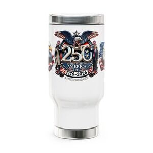250th Semiquincentennial Anniversary USofA 1776 - 2026  14oz SS Travel Mug
